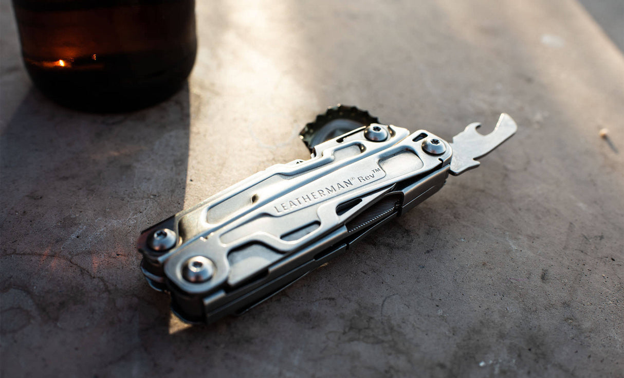 Translation missing: en.Leatherman Rev with bottle opener deployed