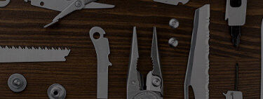 Translation missing: en.parts and pieces of a Leatherman multi-tool