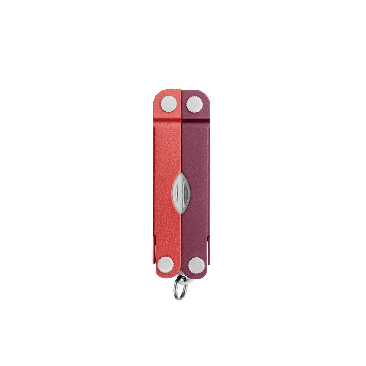 Translation missing: fr.Mulled Wine Leatherman Micra® multi-tool closed, showcasing its compact design and keychain attachment