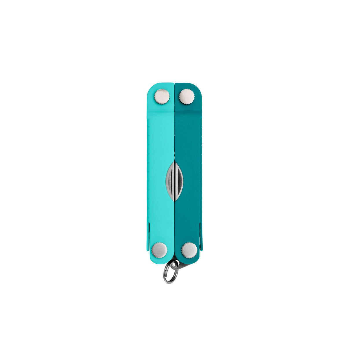 Translation missing: de.Parakeet Leatherman Micra® multi-tool closed, showcasing its compact design and keychain attachment