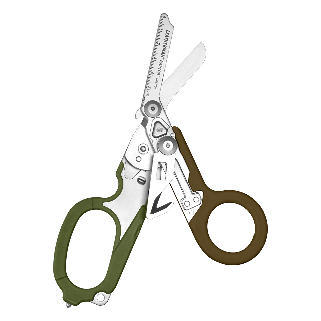 Translation missing: nl.Open Woodland Leatherman Raptor Rescue trauma shears with premium scissors and various tools
