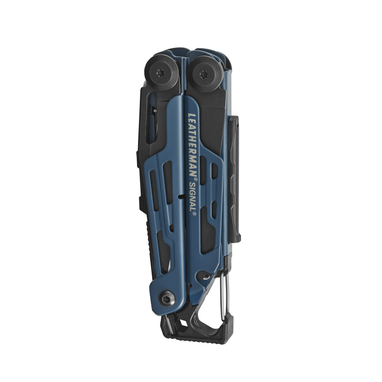 Translation missing: de.Nocturnal Leatherman Signal® multi-tool closed, showcasing its compact design