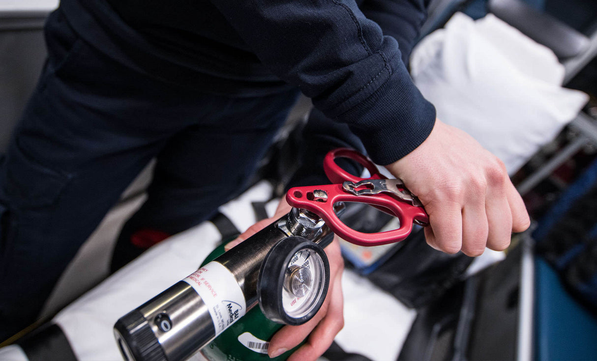 using the raptor response on an oxygen tank