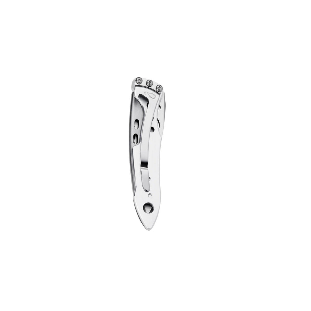 Stainless Steel Skeletool® KBx in a closed back position.