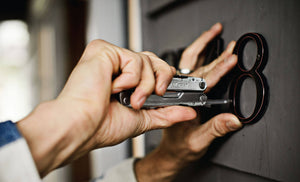 Rebar screwdriver in use