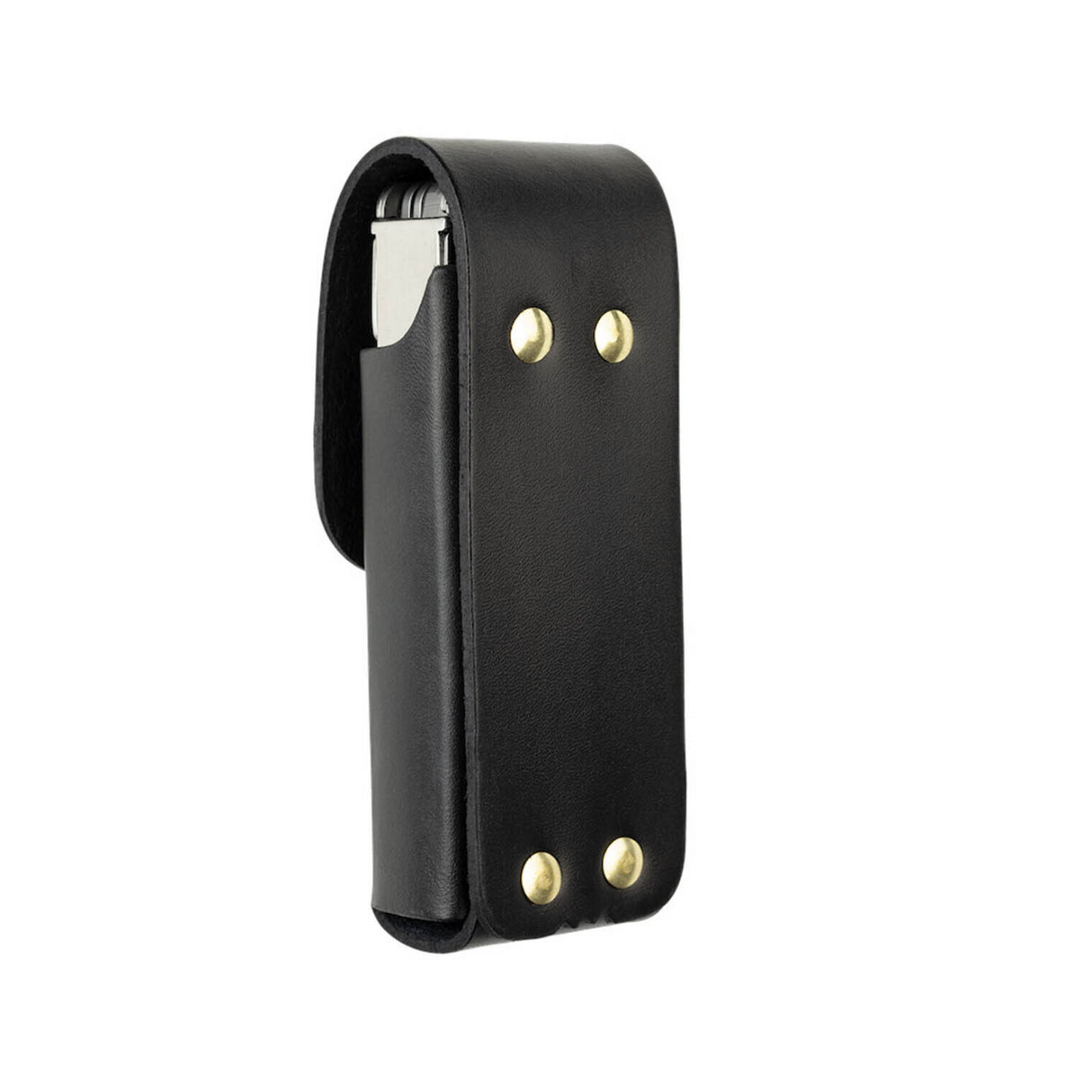 Leather Box Sheath Black Back