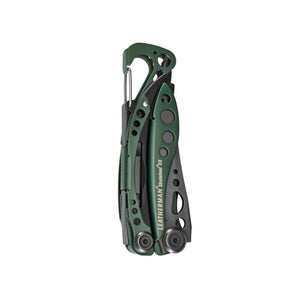 Skeletool CX OD Green in a closed front position.