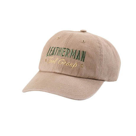 Translation missing: de.Natural gold Leatherman Dad Hat with a simple logo and a soft, cotton feel