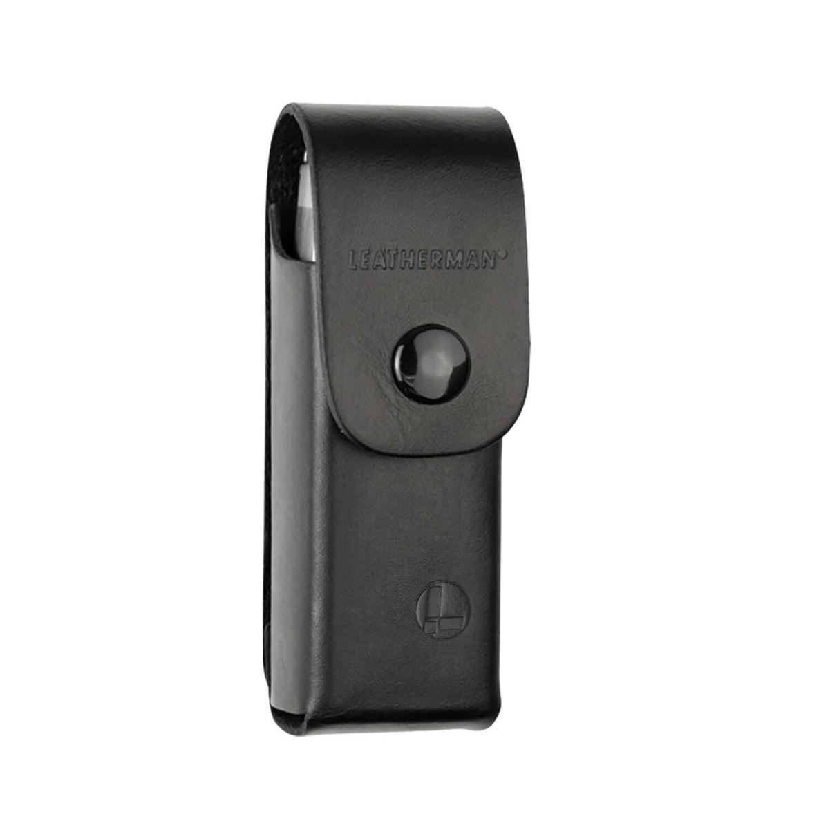 Leather Box Sheath Black 4.2" Front