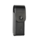 Leather Box Sheath Black 4.2" Front