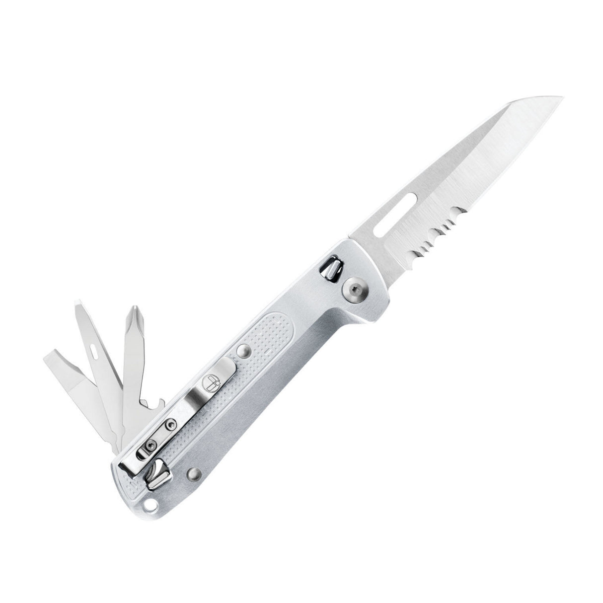 Silver Free K2X in a fanned position.
