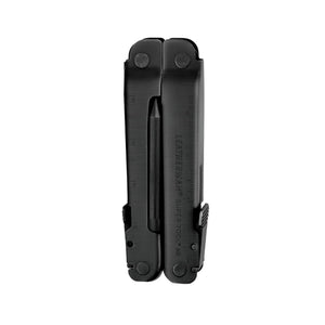 black Supertool 300 EOD closed showing imperial ruler