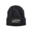 Translation missing: de.Leatherman Vintage Logo beanie with &#39;Leatherman&#39; in a cursive font. Established 1983