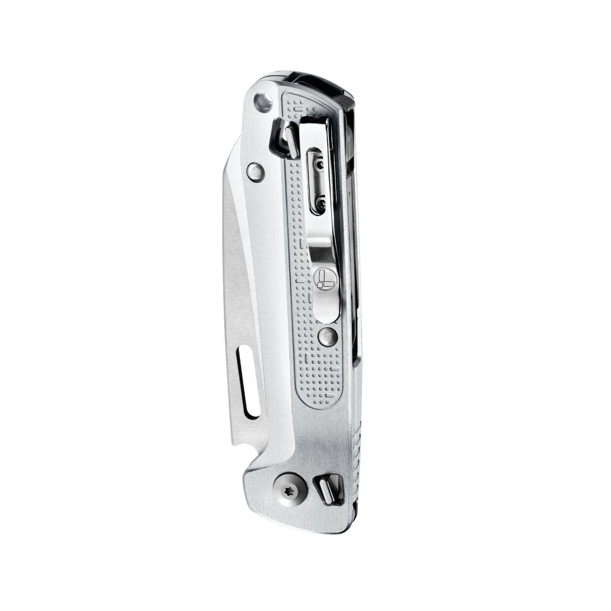 Silver Free K2X in a closed back position.