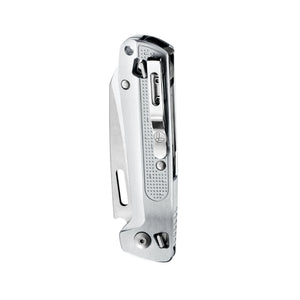 Silver Free K2X in a closed back position.