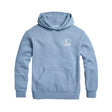 Translation missing: fr.Front of the Leatherman blue classic logo pullover hoodie