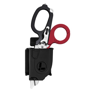 Open Red and Black Raptor Rescue in utility Holster