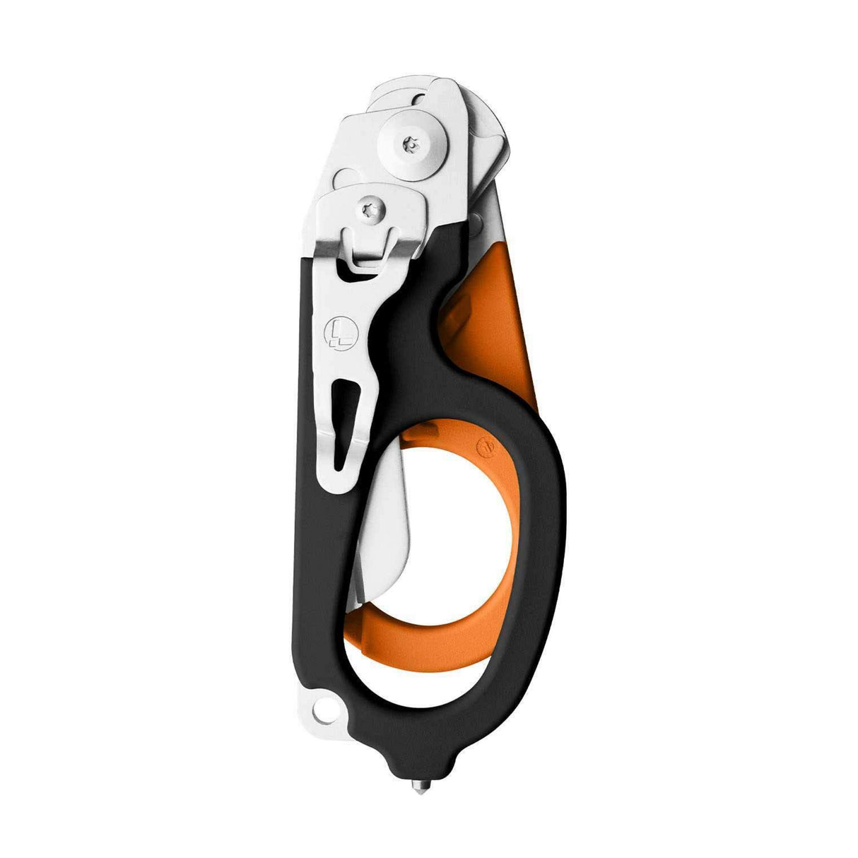 Translation missing: es.Pocket Clip side of Closed Orange/Black Raptor Rescue