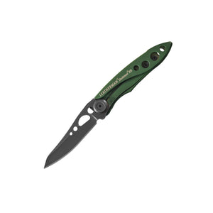 OD Green Skeletool KB in an open front position.