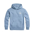 Translation missing: fr.Front of the Leatherman blue classic logo pullover hoodie