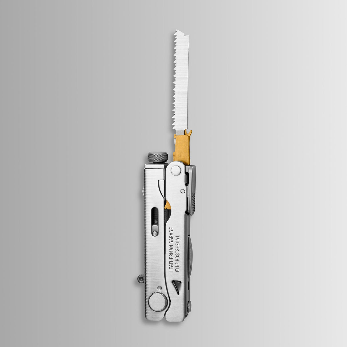 Translation missing: de.Stainless steel Batch #008: Captain's Crunch multitool with extended serrated saw blade