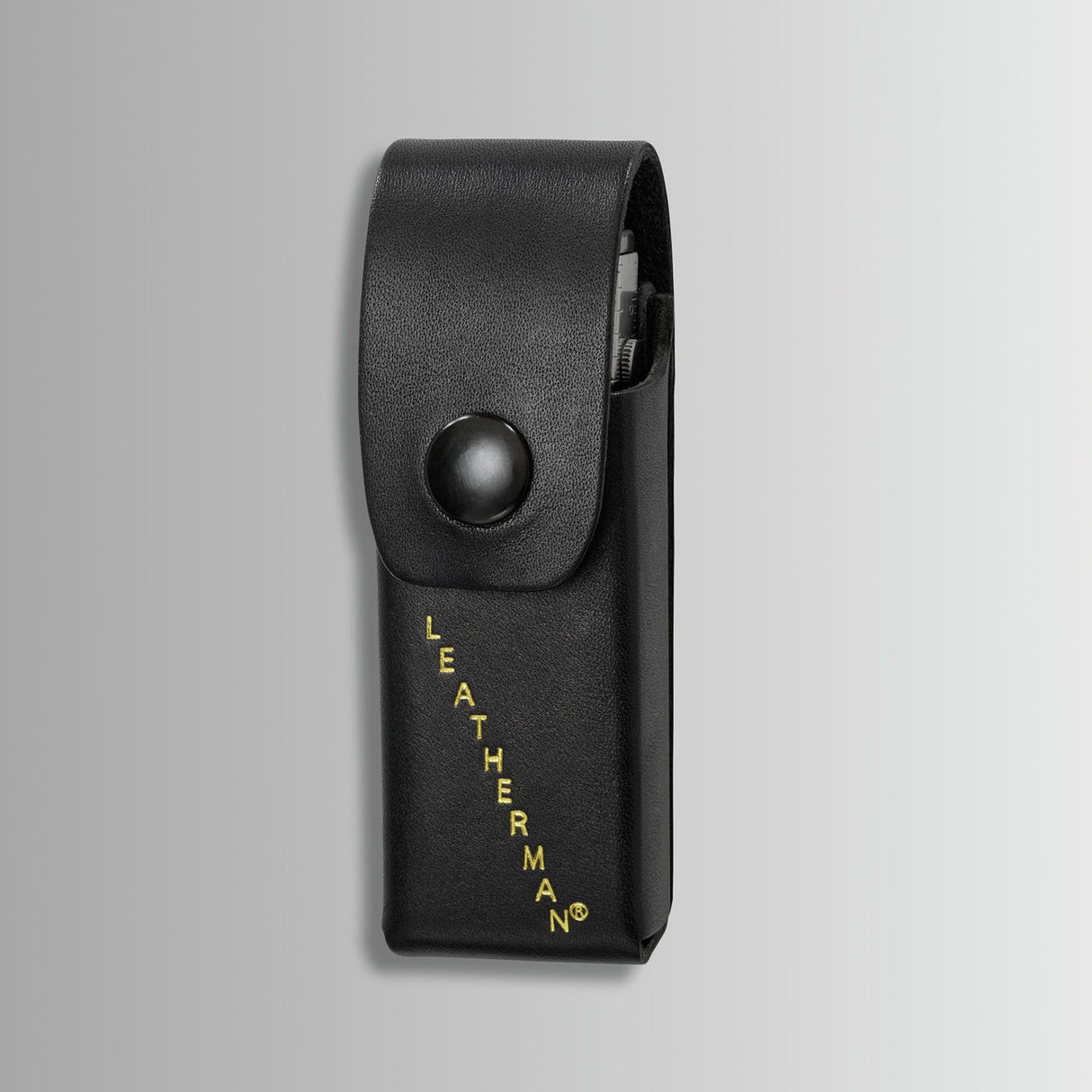 Translation missing: de.Stainless steel Batch #008: Captain's Crunch multitool in a black Leatherman-branded sheath