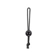 Translation missing: fr.Evergreen Glider with a stylish black lanyard and black PVD-coated lanyard bead