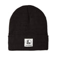 Translation missing: en.front side of leatherman beanie with logo