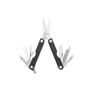 Translation missing: de.Jet Black Leatherman Micra® compact multi-tool with scissors, screwdrivers, and more for everyday tasks