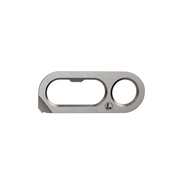 Translation missing: de.Leatherman OPNR from the front showing the milled details that are the function of the tool