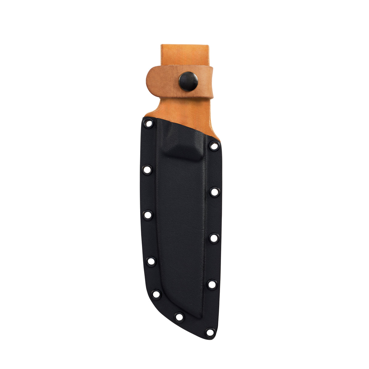 Translation missing: en.Leatherman Pioneer Black and Brown leather sheath in white background