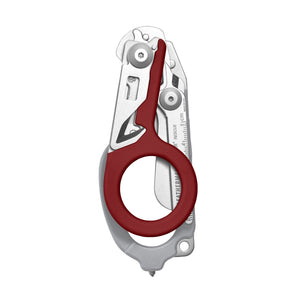 Translation missing: en.Garnet Leatherman Raptor Rescue trauma shears folded, showcasing its compact size