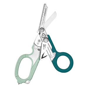 Translation missing: es.Open Icy Mint Leatherman Raptor Rescue trauma shears with premium scissors and various tools