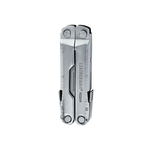 Translation missing: de.Black Leatherman Rebar® multi-tool closed showcasing its compact design for easy carry