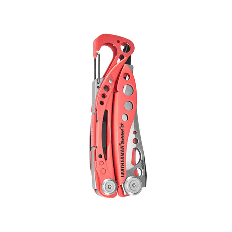 Translation missing: en.Guava Leatherman Skeletool® CX multi-tool closed, showcasing its compact design