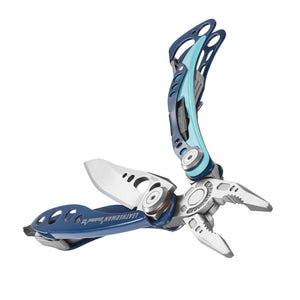 Translation missing: fr.Nightshade Leatherman Skeletool® CX multi-tool beauty image showing the various tools and features