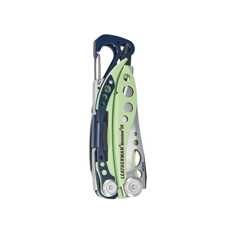 Translation missing: en.Verdant Leatherman Skeletool® CX closed, showcasing its sleek design
