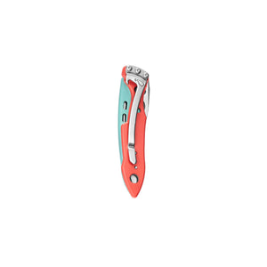 Translation missing: pl.Folded Skeletool® KB in Paradise color with curved handle and metal pocket clip