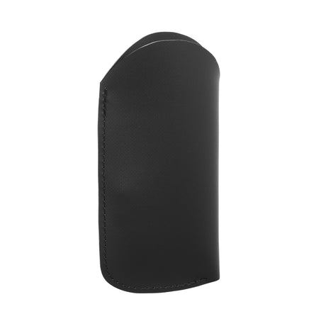 Translation missing: en.A black Leatherman tool sleeve made from durable Hypalon material, featuring a smooth texture and stitched edges with a curved top opening