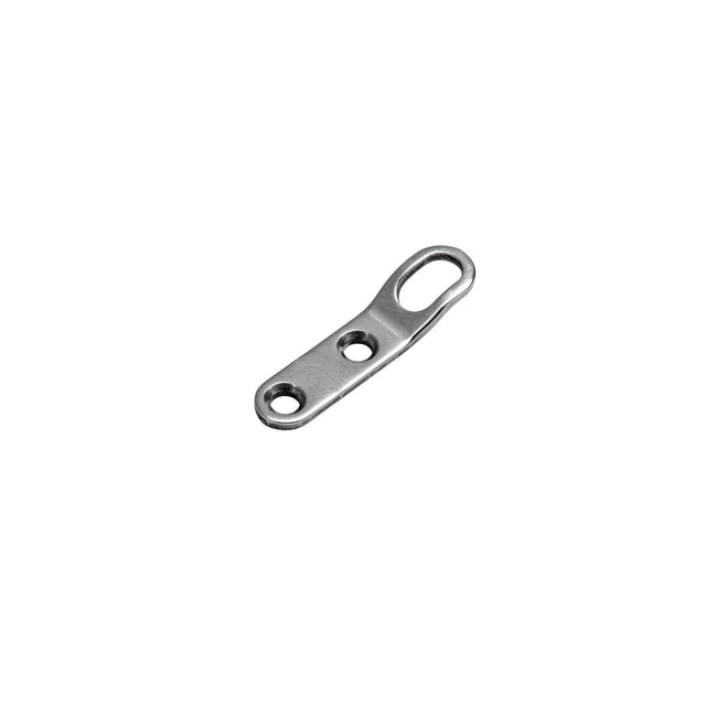 Translation missing: es.Leatherman two-screw lanyard ring made of stainless steel displayed on a white background